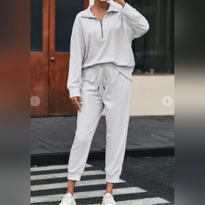 Women's Gray Track Pants & Joggers